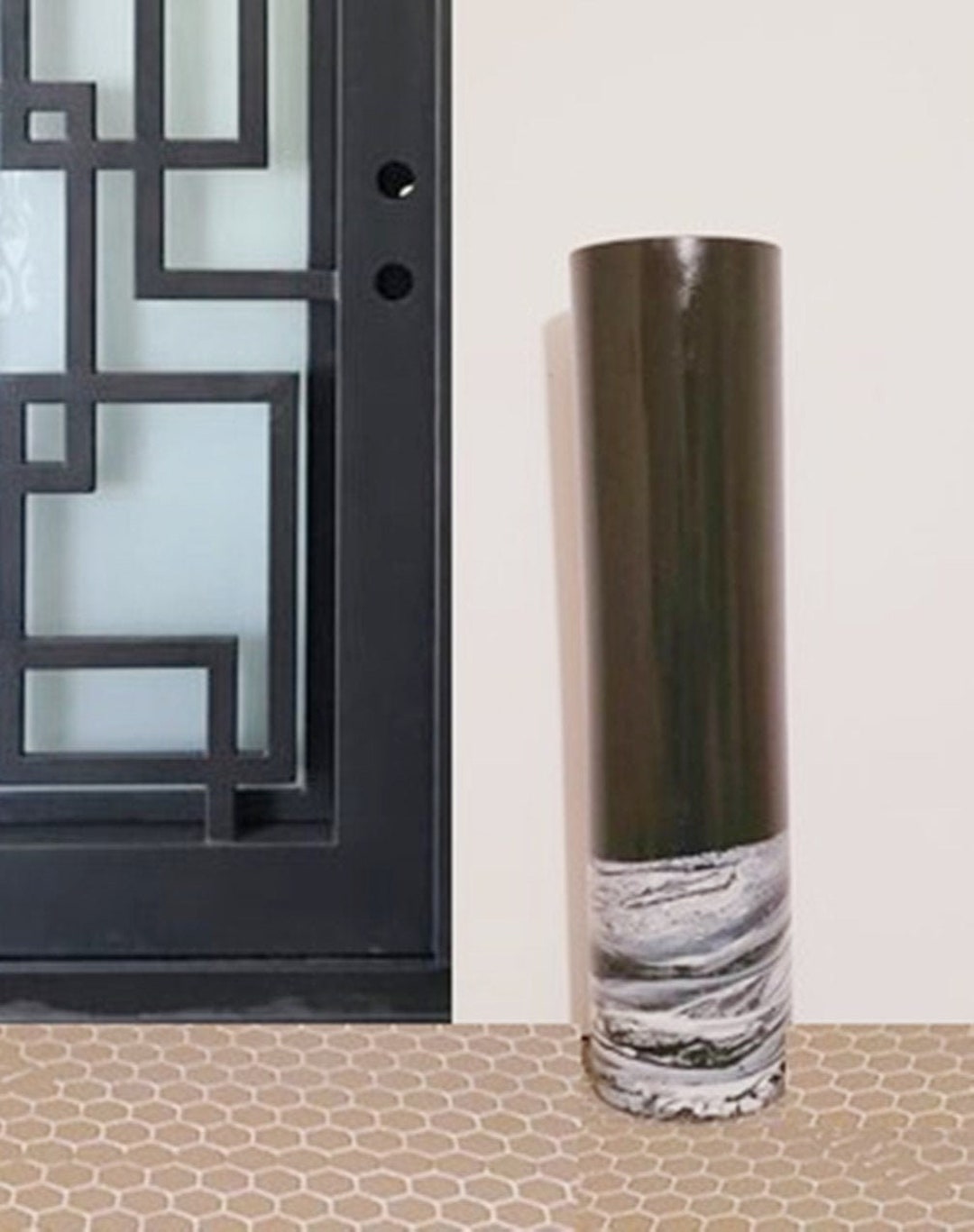 Floor Vase 3 Foot Tall, Large Floor Vase 40 Inch, Tall Black Floor Vase