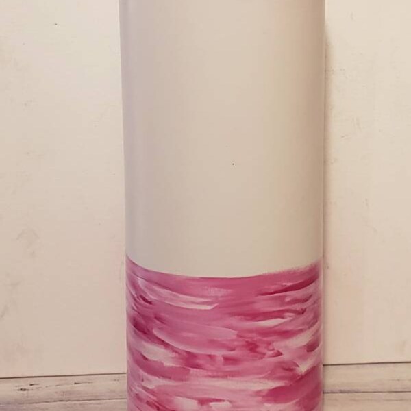 Pink Glass Vase Etsy