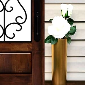 Floor Vase Gold, Tall Floor Vase, Tall Vase for Floor, Tall Vase for Floor, Tall Gold Glass Vase, Floor Vase, Maximalist Décor, Glam Vase