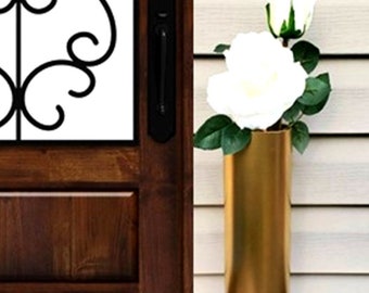 Floor Vase Gold, Tall Floor Vase, Tall Vase for Floor, Tall Vase for Floor, Tall Gold Glass Vase, Floor Vase, Maximalist Décor, Glam Vase