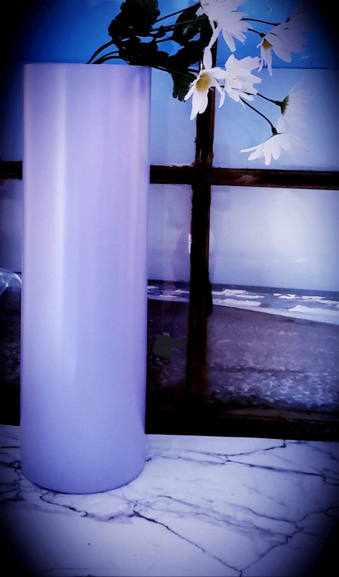 Purple Floor Vase Etsy