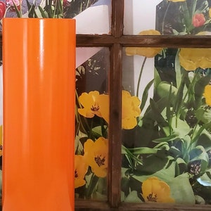 Floor Vase Glass, Tall Vase for Floor, Floor Vase 3 feet Tall, Fall  vase, Floor Vase Tall, Tall Floor Vase, Orange Glass Vase, Floor Vase