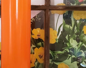 Bodenvase, große Vase für Boden, Bodenvase 3 Fuß hoch, Bodenvase groß, Glasbodenvase, Orange Glasvase, Bodenvase 3 Meter hoch