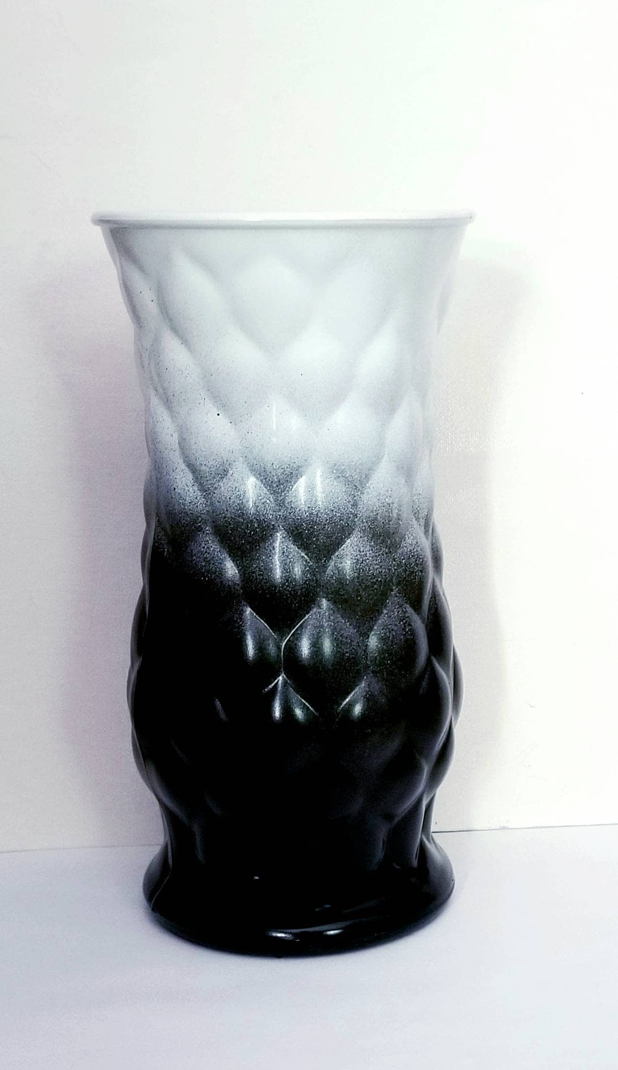 Black White Vase Etsy