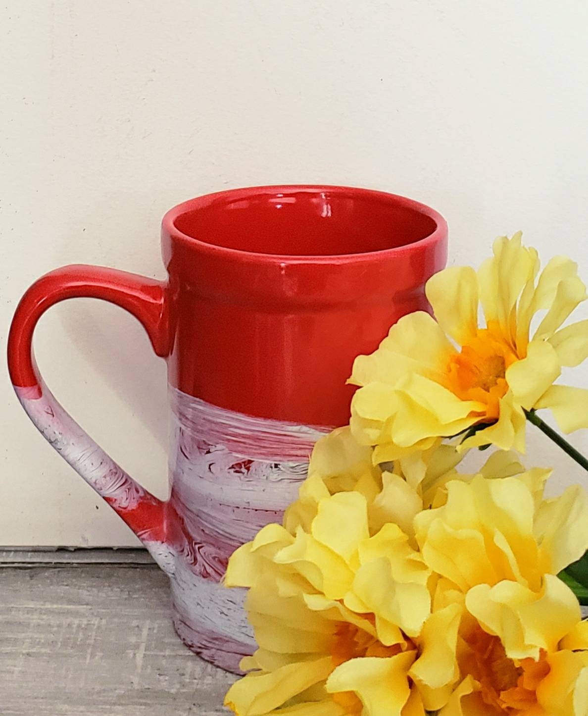 Large Coffee Mug Red, Coffee Gift, Large Red Coffee Mug, 16 Oz Mug, Large Ceramic  Mug 16 Oz, Large Coffee Mug 16 Oz, Large Red Mug, Red Mug - Etsy