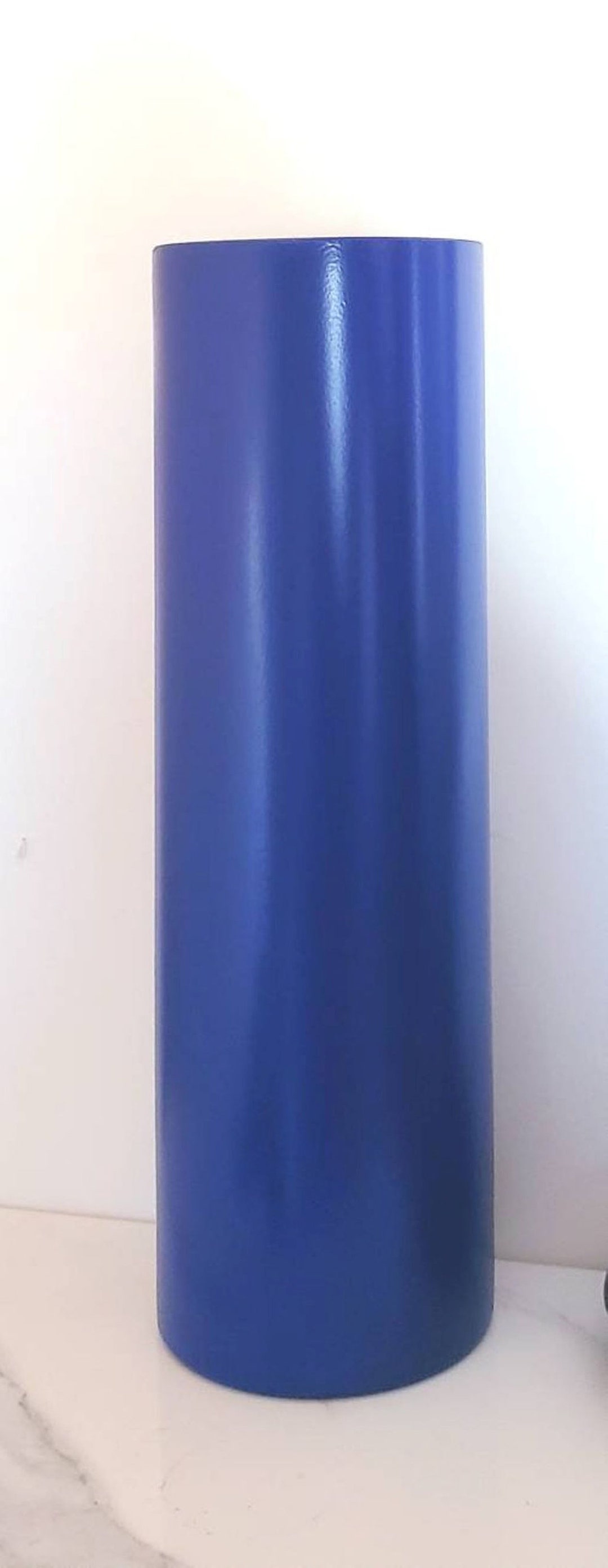 Floor Vases Tall Blue Floor Vase Custom Order FOR Jane Zban Etsy