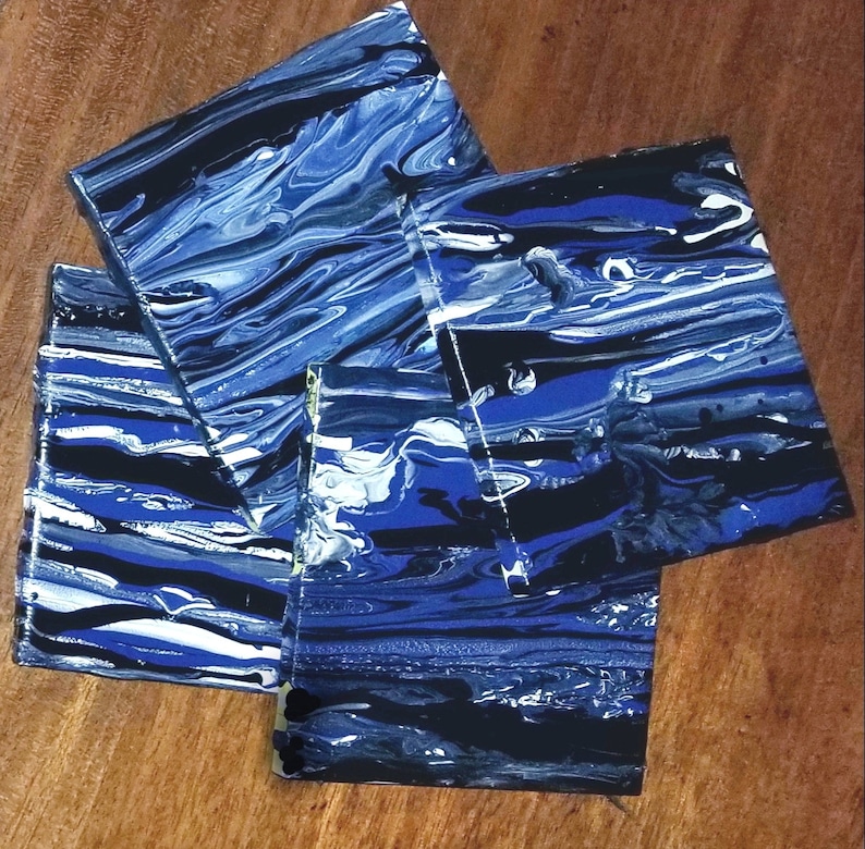 Blue Ceramic Coasters