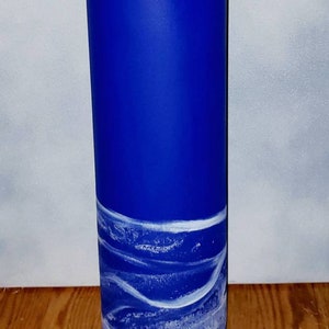 Floor Vase tall, Floor Vase Hand Blown Glass, Tall Vase for Floor, Floor Vase 3 ft tall, Tall Vase for Floor, Cobalt Blue Vase, Floor Vase