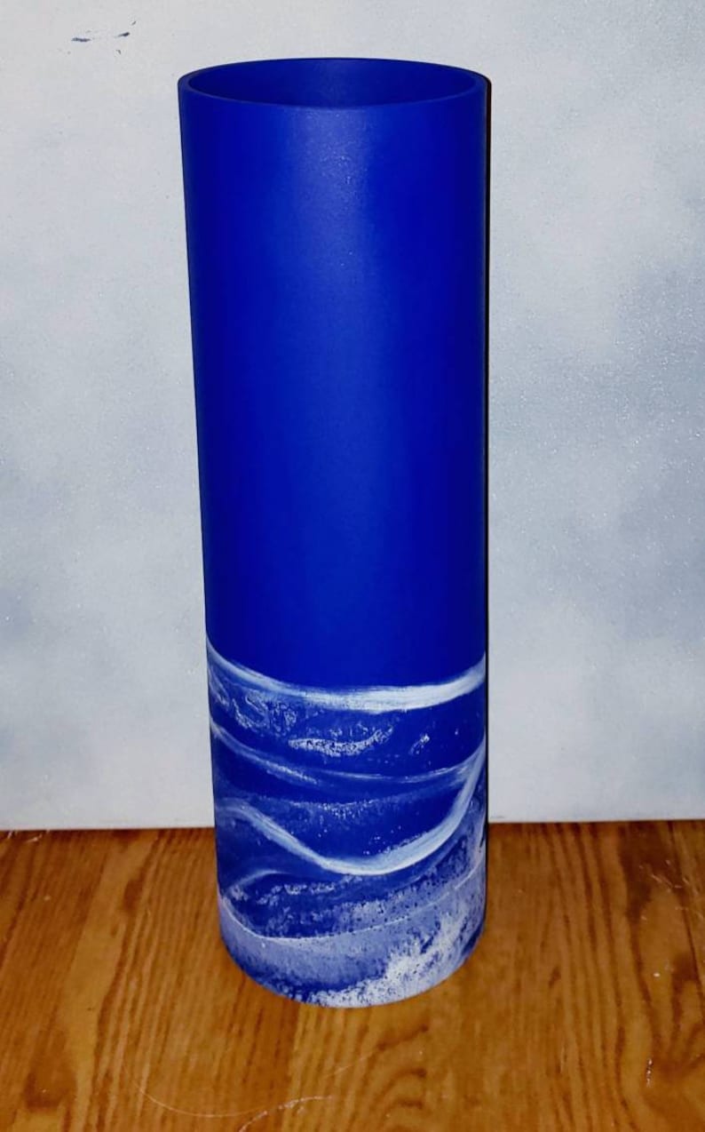 Floor Vase 3 Feet Tall Tall Floor Vase Cobalt Blue Vase Etsy New Zealand
