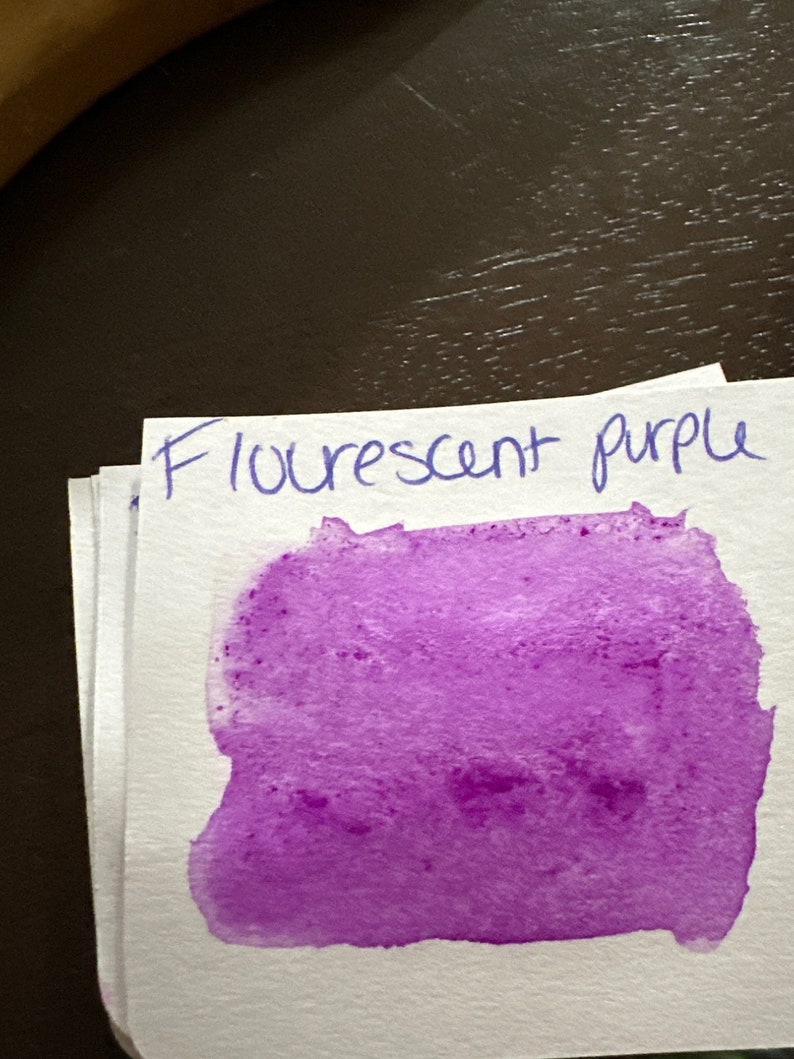Promescent Purple Fluorescent Purple Water Color - Etsy