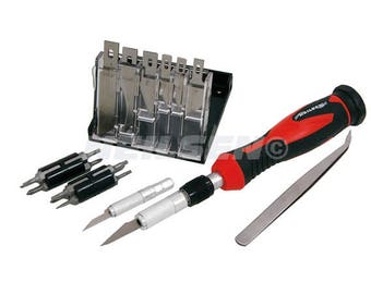 36PC Hobby Knife Set, Precision Screwdriver & Tweezers Set CT4249