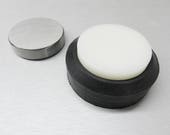 Bench Block 4 quot Rubber Base 3 quot Steel And Nylon Jewelry Metal Working Forming Anvil (2.3 FRE)