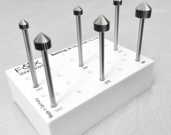 3.30 Millimeter BUR-302.13 High Speed Steel Burs Inverted Cone