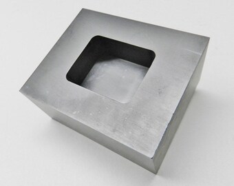 INGOT GRAPHITE MOLD 5oz Loaf Bar Machined - Pour Melt Gold Jewelry Scrap