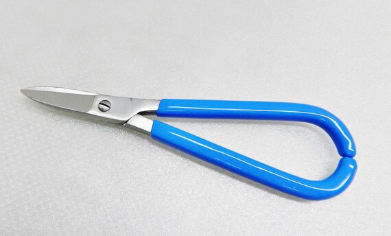 Jewelers Shears Straight Blade 7 PVC Handle Jewelry Making Metal Snips Scissor
