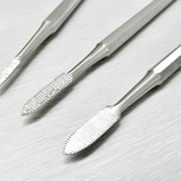Europoint Precision Wax Carving File Set of 3 Files Wax Working Carve Design Kit