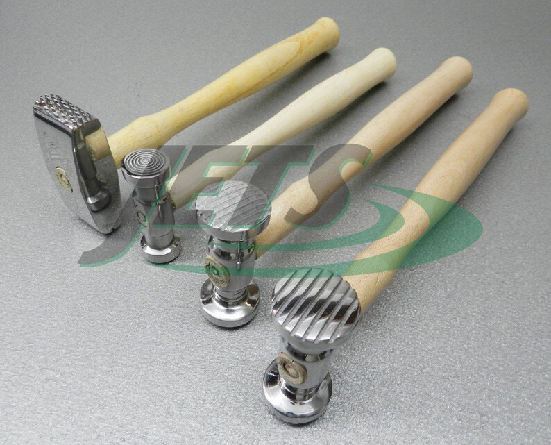Texture Hammer Texturing Metal 4 Hammers 8 Patterns Jewelry Etsy
