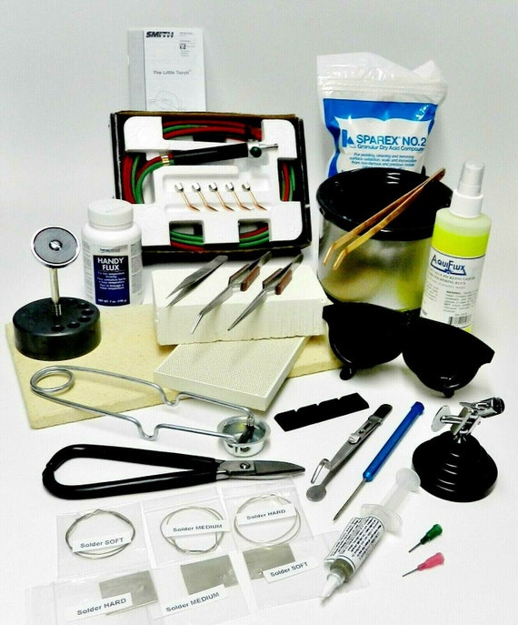 Jewelry Soldering Kit Torch Pickle Pot Tools Solder Supplies