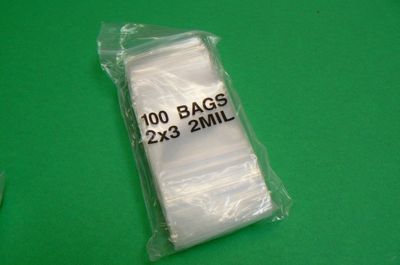 2x3 Ziplock Bags, 2 Mil Reclosable 2 x 3 Inch Zip Lock
