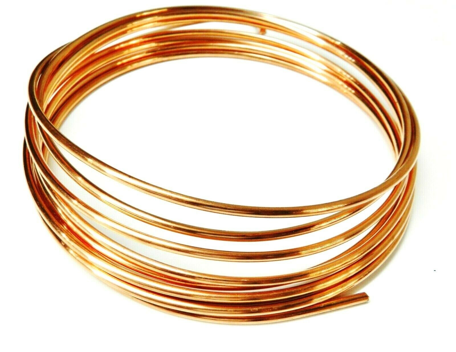 5' Round Dead Soft Copper Wire - 8 Gauge