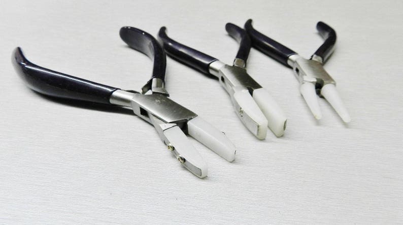Nylon Jaw Pliers HD 3 Set Jewelry Craft Bead Wire Working Bending Forming Tools 10E image 4