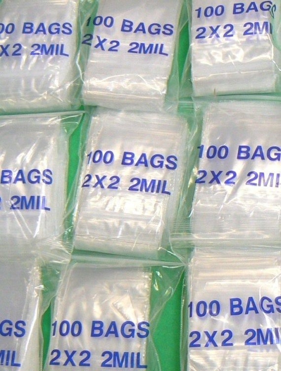 2x2 ziplock bags