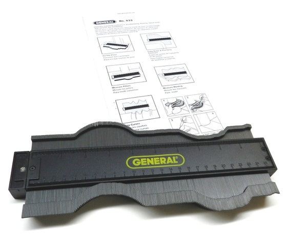 10 Contour Gauge General 833 DIY Flooring Tool Replicate Shape