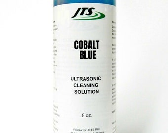 JTS Ultrasonic Cleaner Solution Cobalt Blue 8 OZ. Cleaning Jewelry &  Compounds