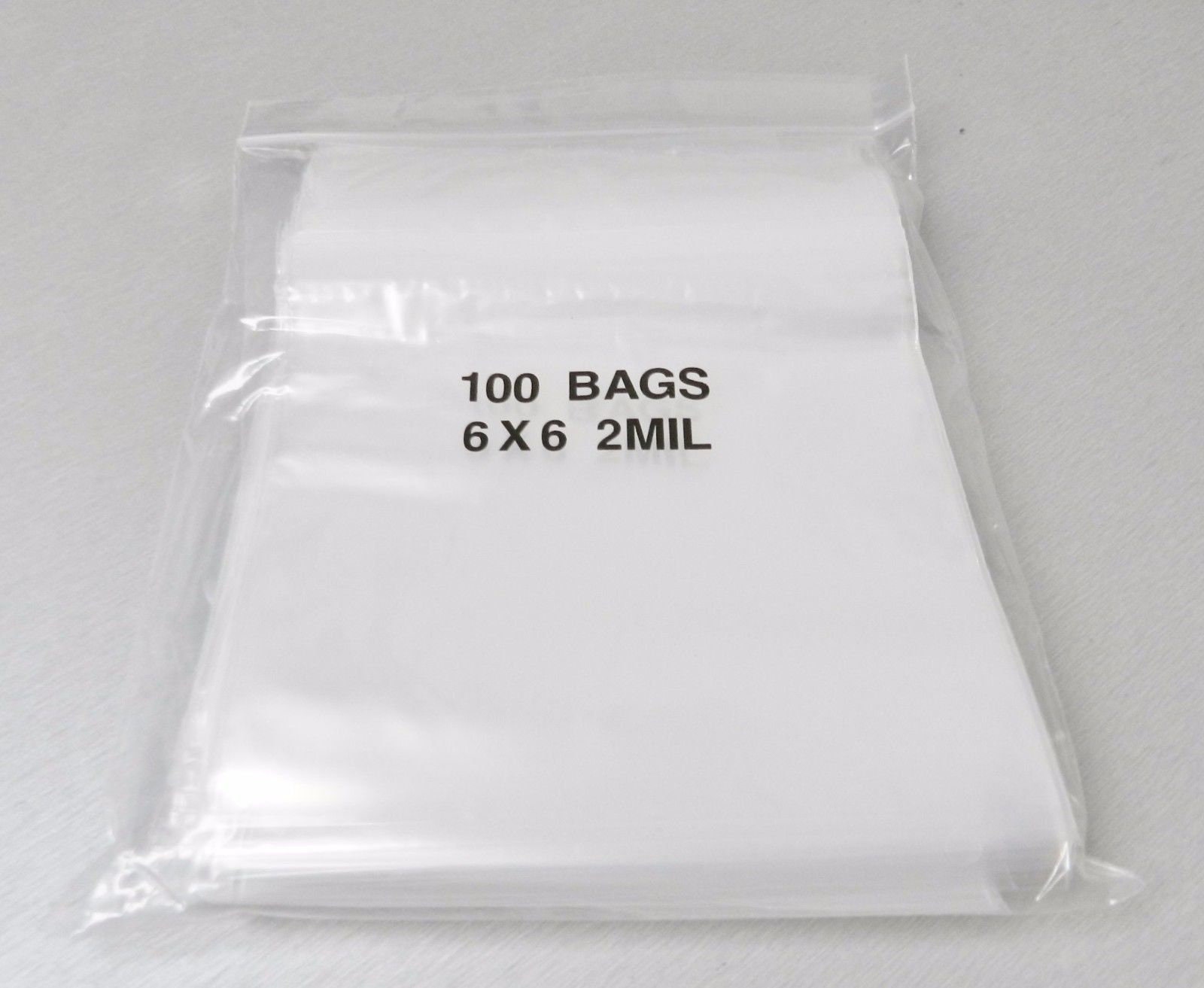 Clear Small Zip Seal Top Lock 2x 2 2x 3 Plastic Bags 2Mil Jewelry  Baggies