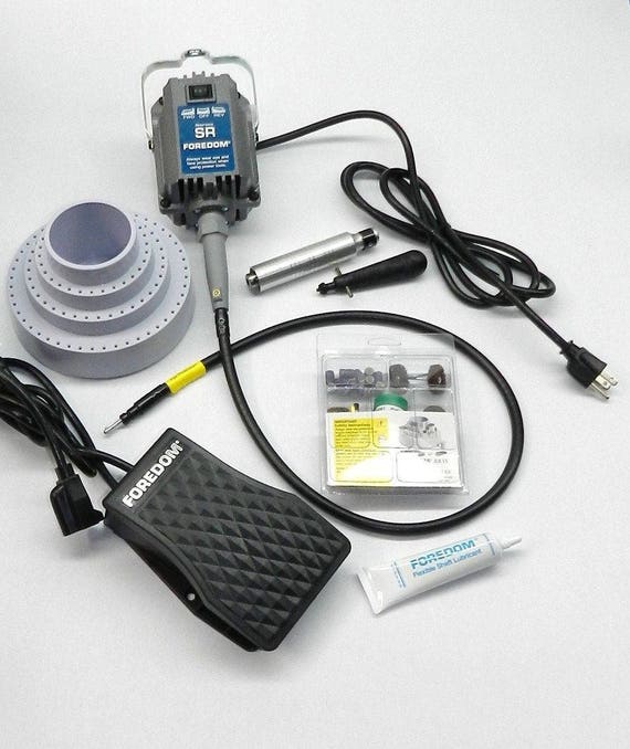 FOREDOM Jewelers Flex Shaft Kit 2230 SR Motor and Accessories Complete Set  115 V 