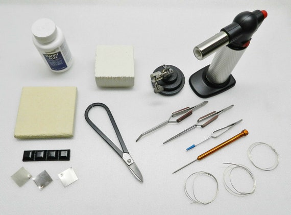 Jewelry Soldering Kit Tools and Supplies to Make & Repair Jewelry Solder  Set 