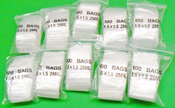 2 x 3 x 2 mil Clear Eco-Friendly Poly Ziplock Bags