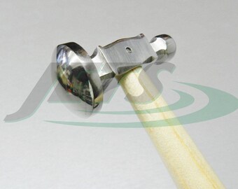 Chasing Hammer 1" Full Domed Face Jewelry Crafts Metal Forming Jewelers Hammer (10E)