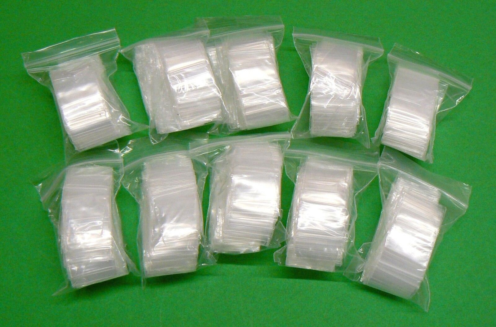 Japanese Heavy-Duty Reusable Zip Close Plastic Bags- 2-1/4 x 1-1