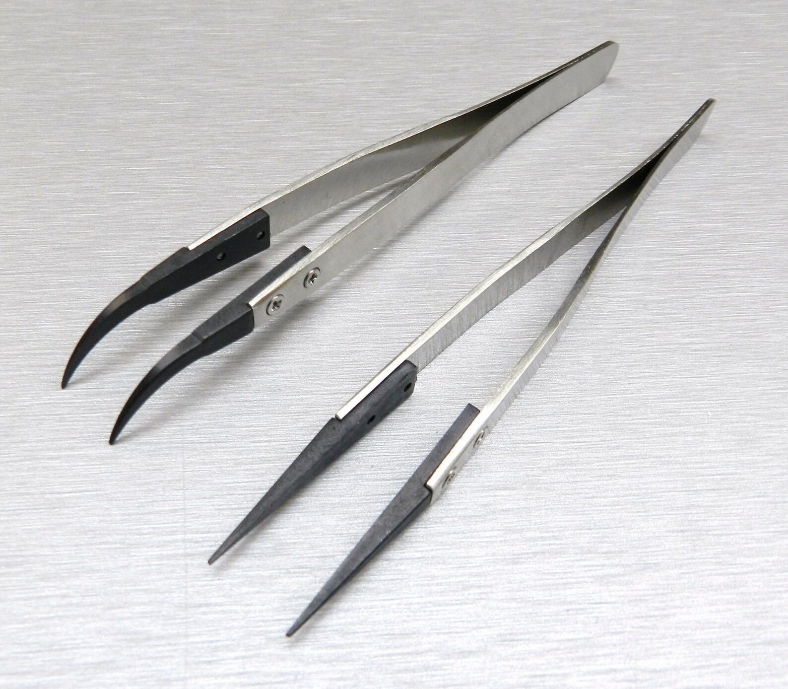 Fiber Tip Tweezers Precision Antistatic Stainless Tweezer Etsy