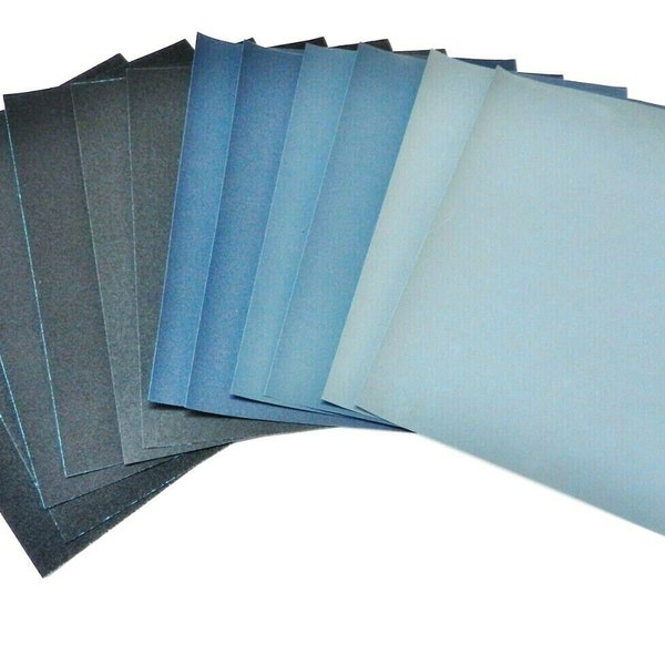 Matador 12 Sheet Assortment Wet or Dry Sandpaper Abrasive Sanding Paper 6 Grits (120 - 180  - 240 - 320 - 600 - 1200)