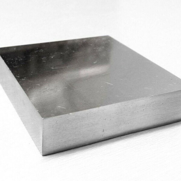 Steel Bench Block 2-1/2 x 2-1/2" x 3/4" Flattening Hammering Jewelry Making Tool