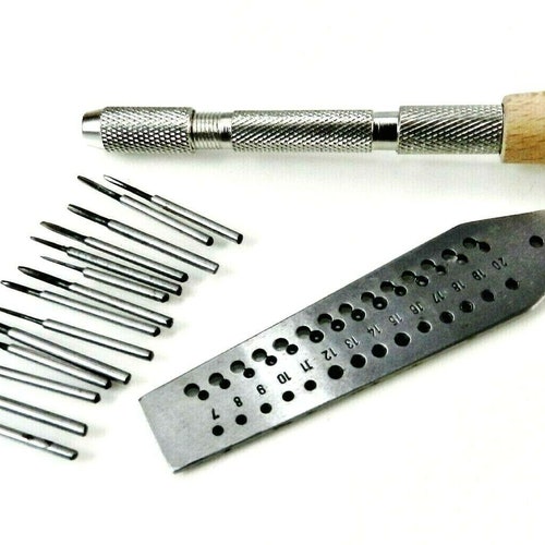 Mini Tap and Die Jewelers Set 14 Taps and Screw Plate & Swivel Etsy