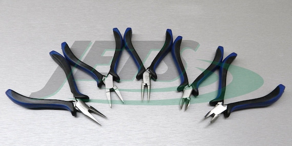Jewelers Pliers Set Jewelry Making Beading Wire Wrapping Hobby 5 Mini  Pliers