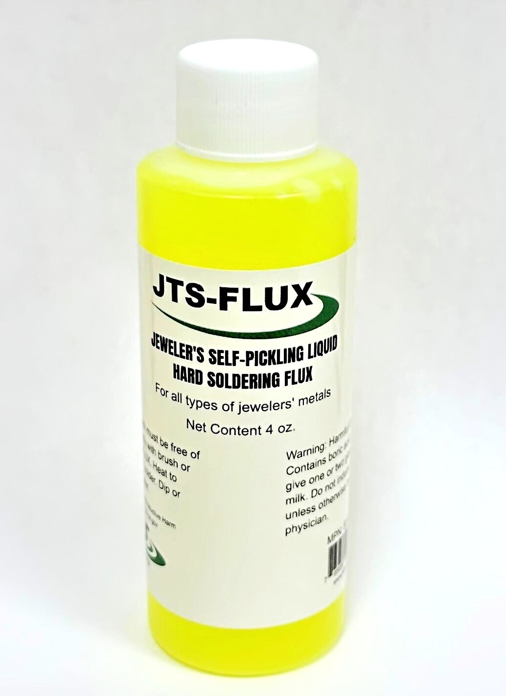 Flux, Classic 100 Gel for Stained Glass and Soldering, 8 Oz Bottle