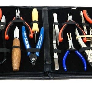 JEWELRY MAKING TOOL Kit 14 Pc Bead Working Hand Tools for Jewelers Hobby  and Craft 