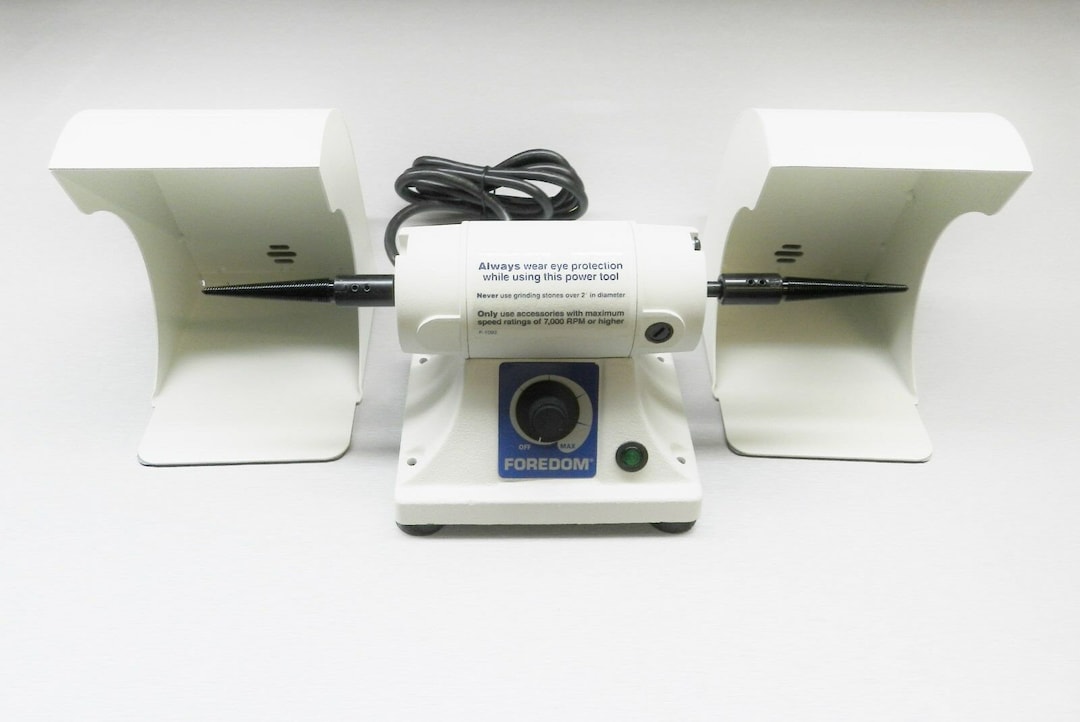 Foredom Bench Lathe Polishing Lathe K.BLDCH & 2 Dust Hoods 115v Dental Jewelry Etsy