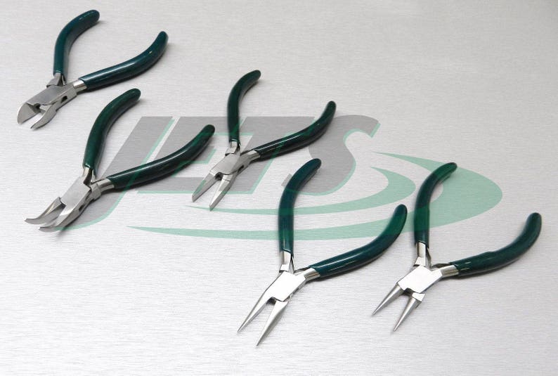 AAProTools 5-Piece Jewelers Pliers Set - Jewelry Making & Wire Wrapping Tools Kit