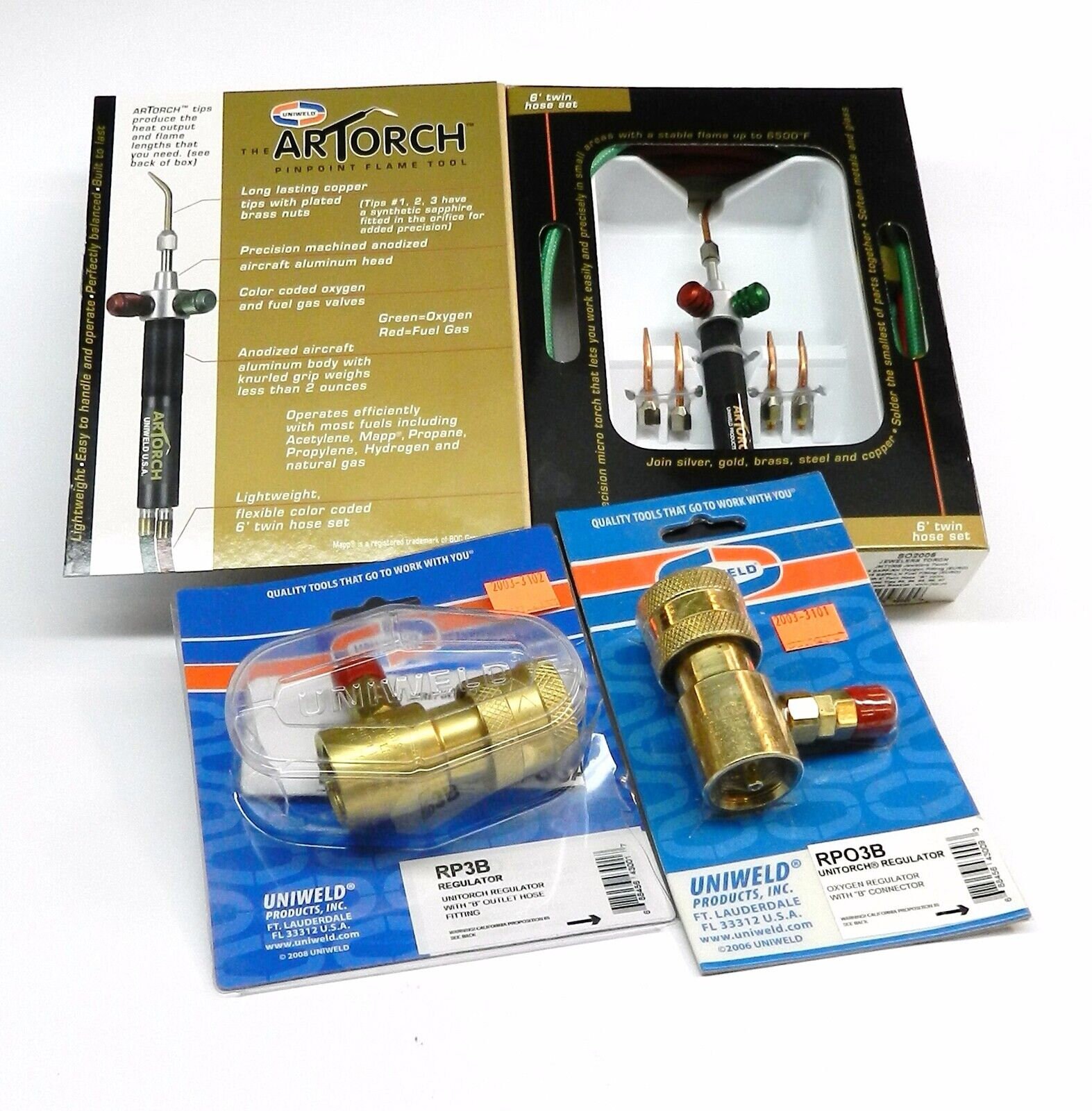 Gentec Soldering Jewelry Torch Kit With 5 Tips Oxygen/acetylene