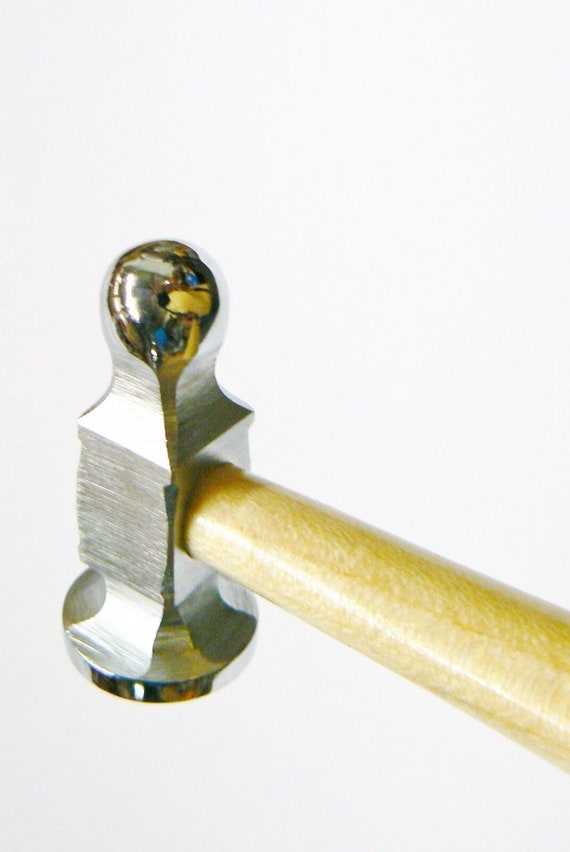 Jewelers Chasing Hammer 1-1/4 - 32mm Small Flat Face Jewelry Hammers