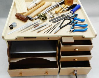 Jewelry Making Workbench & Tools Set of 30 - Bench and Basics to Make Jewelry