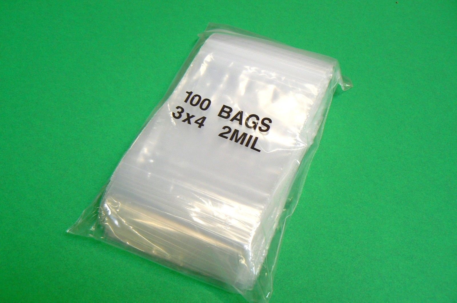 120 Ct Clear Poly Bags Reclosable Top Zip Seal Baggies Plastic Assorted  Sizes 
