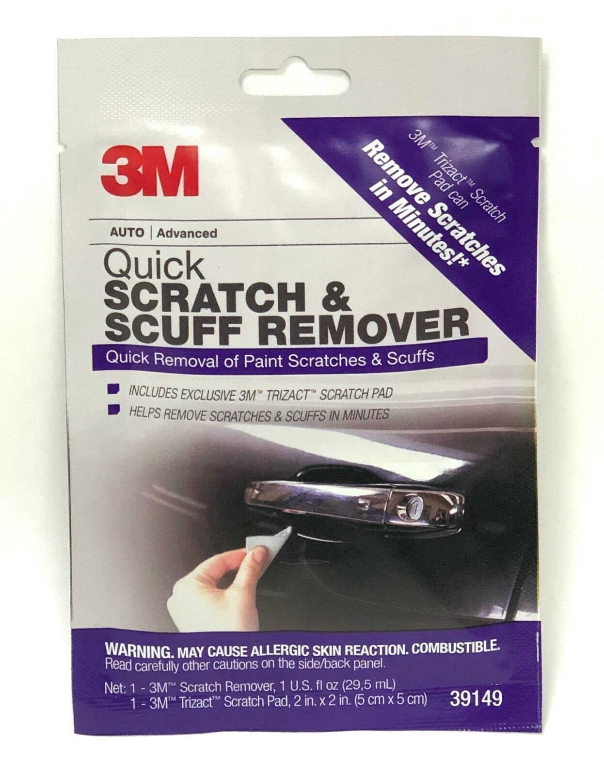 3M Quick Scratch & Scuff Remover for Auto Advanced 39149 Etsy Canada