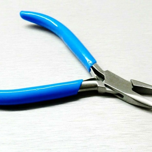 Plier Bent Nose Smooth Tips Slim Line Jewelry Hobby Wire Work Pliers 7 Series