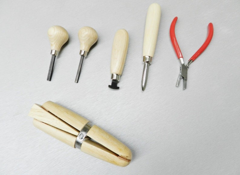 Stone Setting Tool Kit Bezel Roller Burnisher Plier Prong Etsy